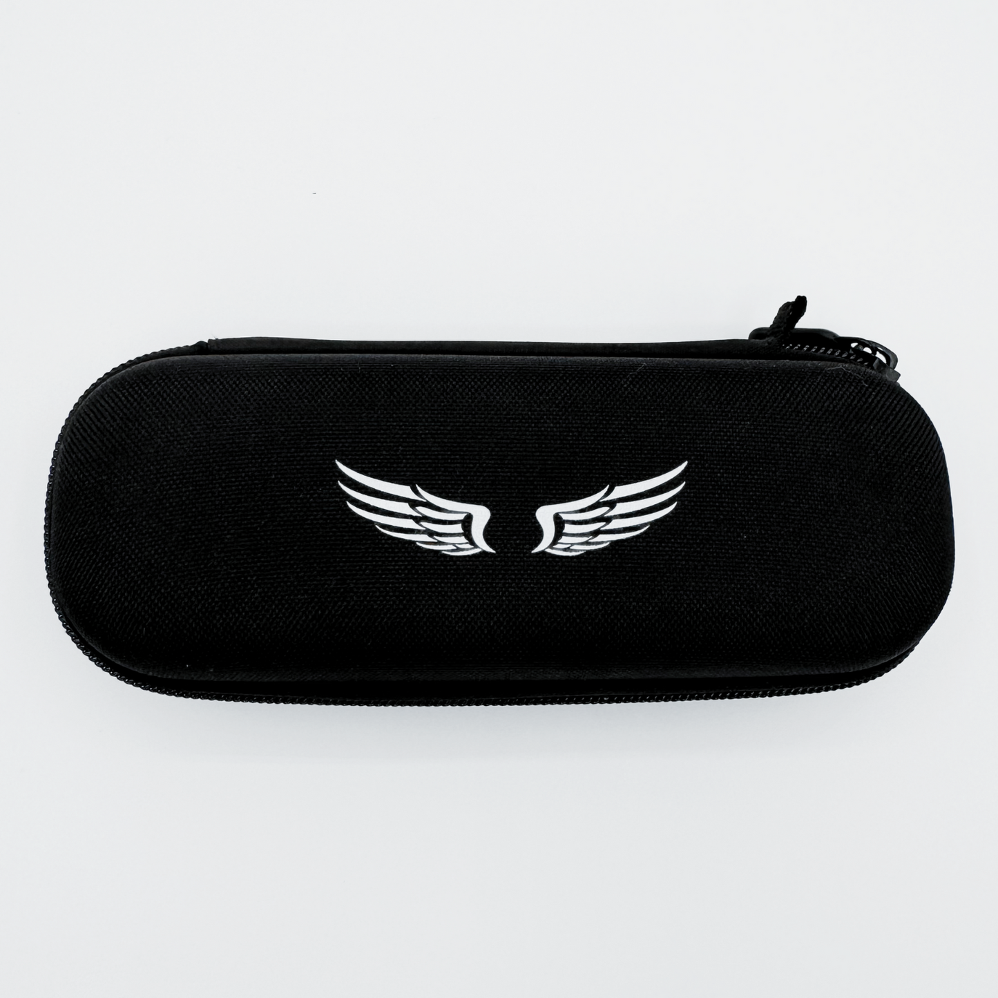 Flyscape Black zippered carrying case with a white winged logo design on the front, displayed on a plain white background.
